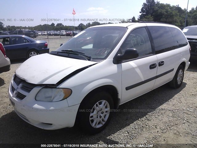 1D4GP24RX5B294827 - 2005 DODGE GRAND CARAVAN SE WHITE photo 2