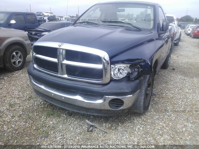 1D7HA16K14J242333 - 2004 DODGE RAM 1500 ST BLUE photo 6