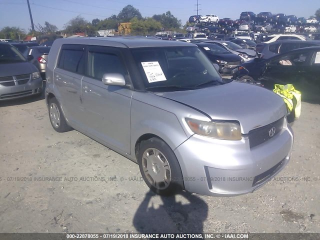 JTLKE50E081052614 - 2008 TOYOTA SCION XB Plata foto 1