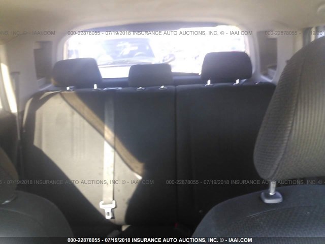 JTLKE50E081052614 - 2008 TOYOTA SCION XB Plata foto 8