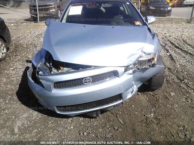 JTKDE167X60107720 - 2006 TOYOTA SCION TC 蓝色 照片 6