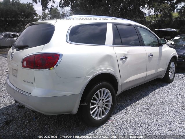 5GAKRCED0CJ168040 - 2012 BUICK ENCLAVE WHITE photo 4
