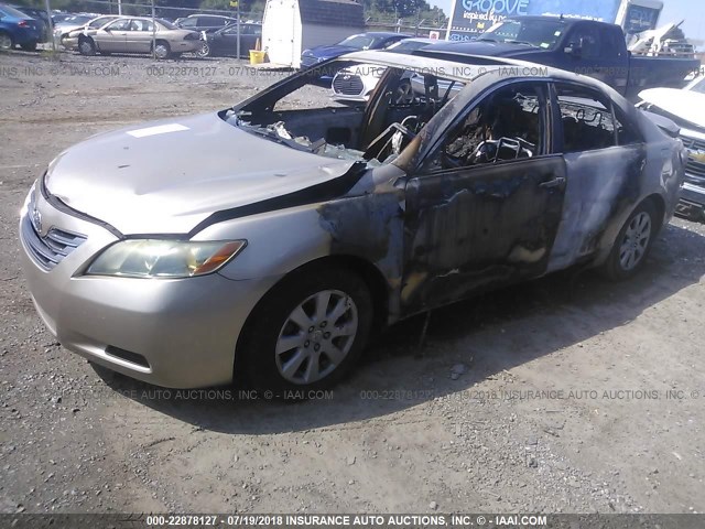 4T1BB46K18U051171 - 2008 TOYOTA CAMRY HYBRID BEIGE photo 2