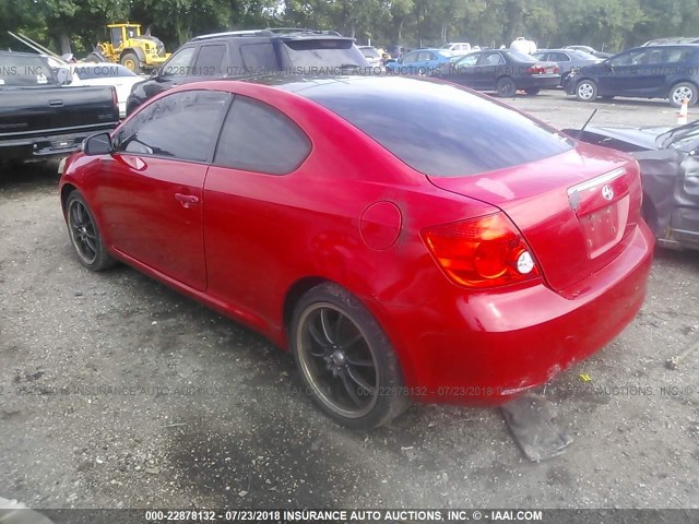 JTKDE177650054222 - 2005 TOYOTA SCION TC 红色 照片 2