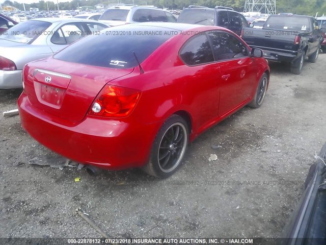 JTKDE177650054222 - 2005 TOYOTA SCION TC 红色 照片 3