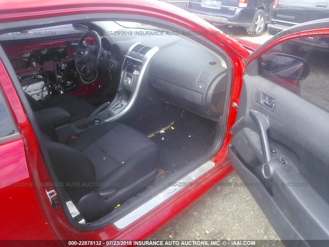 JTKDE177650054222 - 2005 TOYOTA SCION TC 红色 照片 4