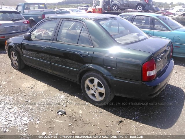 JM1BJ2212X0142786 - 1999 MAZDA PROTEGE ES 绿色 照片 3