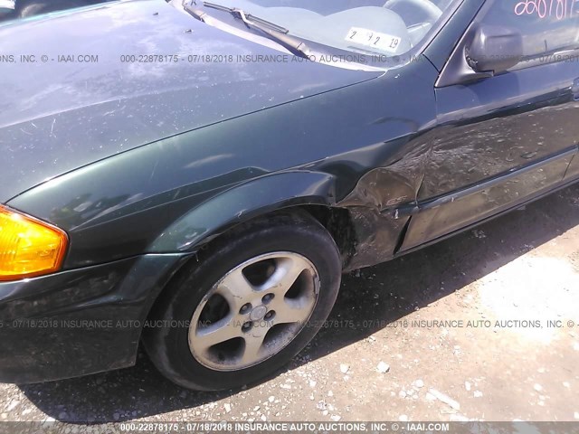 JM1BJ2212X0142786 - 1999 MAZDA PROTEGE ES 绿色 照片 6