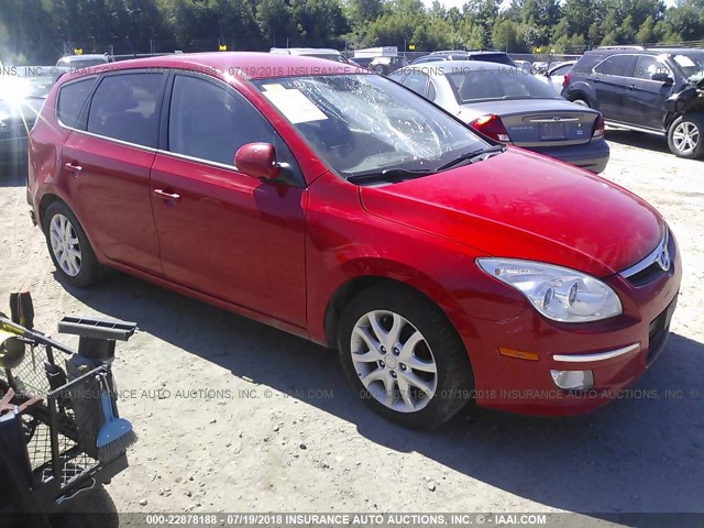 KMHDC86E99U040587 - 2009 HYUNDAI ELANTRA TOURING  RED photo 1