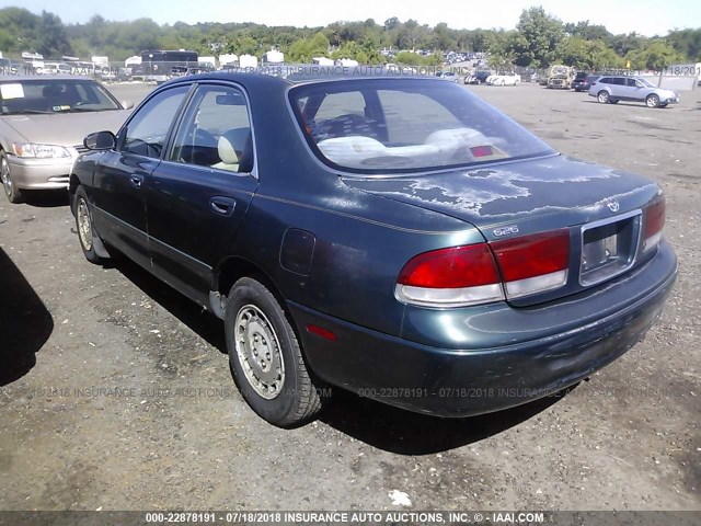 1YVGE22C7T5586927 - 1996 MAZDA 626 DX/LX GREEN photo 3