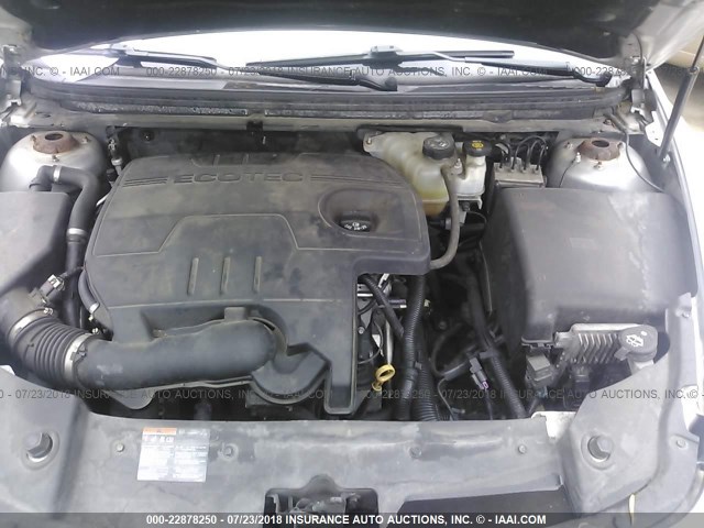 1G1ZB5E15BF121535 - 2011 CHEVROLET MALIBU LS SILVER photo 10