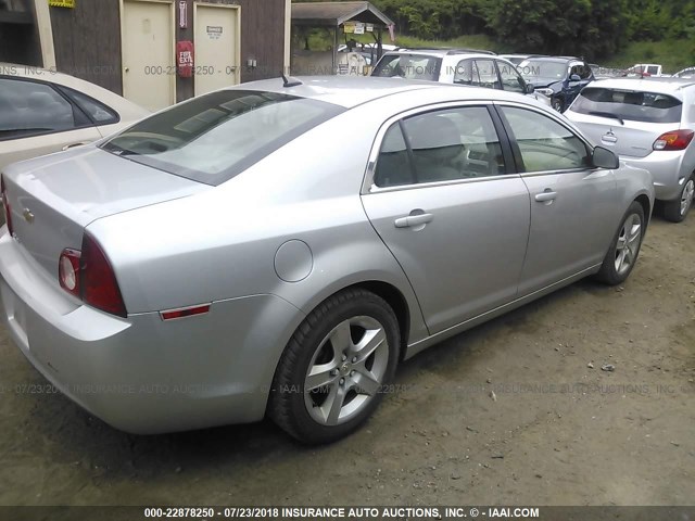 1G1ZB5E15BF121535 - 2011 CHEVROLET MALIBU LS SILVER photo 4