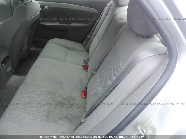 1G1ZB5E15BF121535 - 2011 CHEVROLET MALIBU LS SILVER photo 8