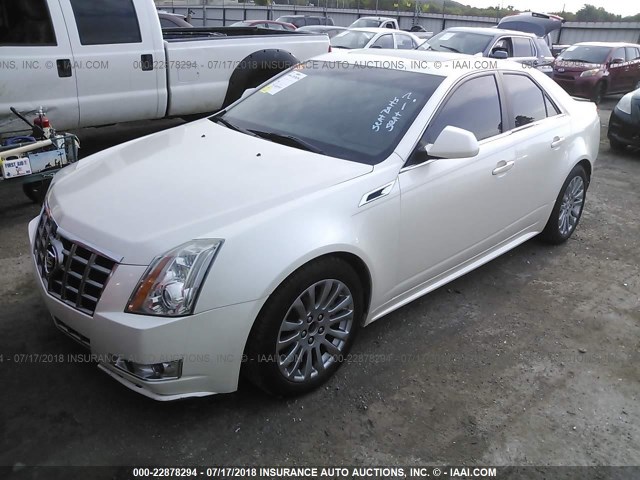 1G6DJ5E3XC0119471 - 2012 CADILLAC CTS PERFORMANCE COLLECTION WHITE photo 2