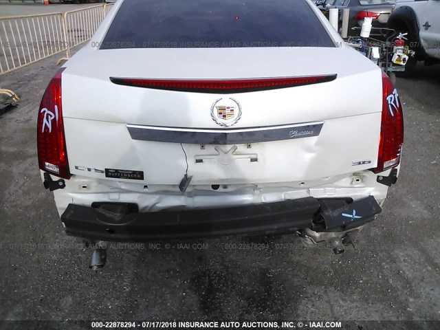 1G6DJ5E3XC0119471 - 2012 CADILLAC CTS PERFORMANCE COLLECTION Белый фото 6