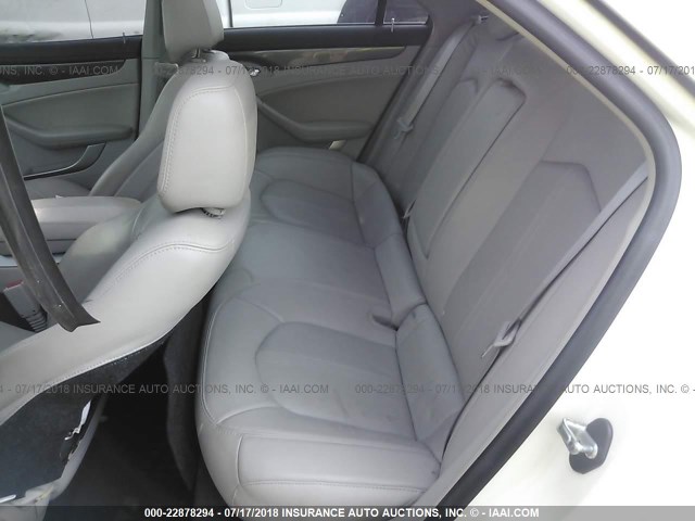 1G6DJ5E3XC0119471 - 2012 CADILLAC CTS PERFORMANCE COLLECTION Белый фото 8