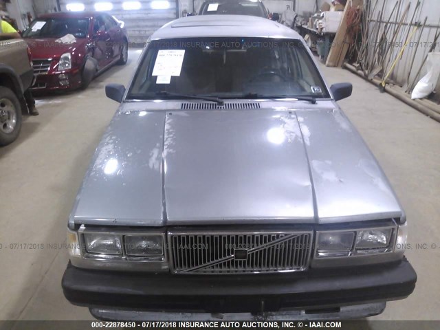 YV1FX885XK3235764 - 1989 VOLVO 740 GL GRAY photo 6