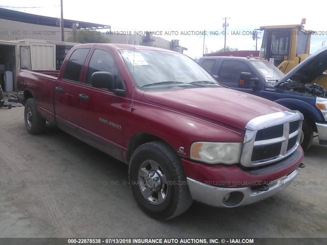 3D7KR28C85G824927 - 2005 DODGE RAM 2500 ST/SLT 红色 照片 1