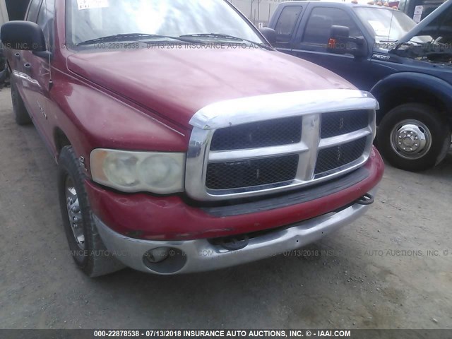 3D7KR28C85G824927 - 2005 DODGE RAM 2500 ST/SLT 红色 照片 6