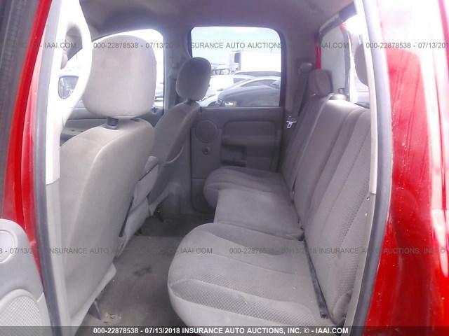 3D7KR28C85G824927 - 2005 DODGE RAM 2500 ST/SLT 红色 照片 8