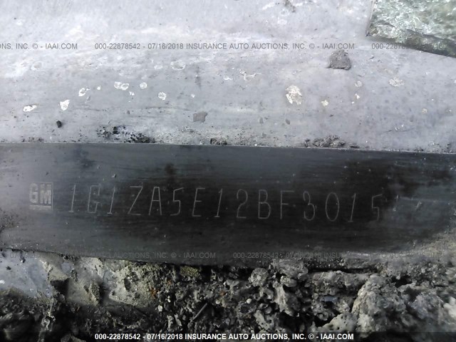 1G1ZA5E12BF301512 - 2011 CHEVROLET MALIBU LS Ақ фото 9