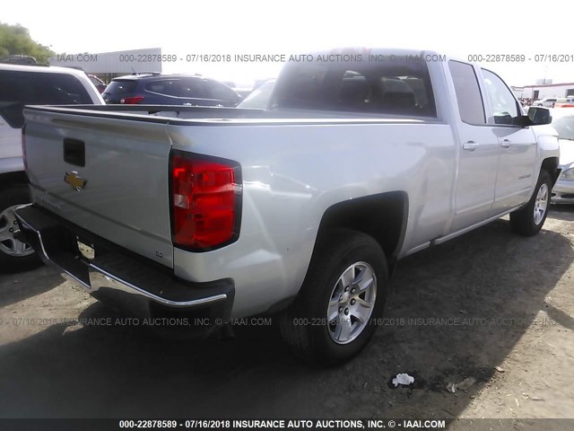 1GCRCREC0JZ159023 - 2018 CHEVROLET SILVERADO C1500 LT Silber Foto 4