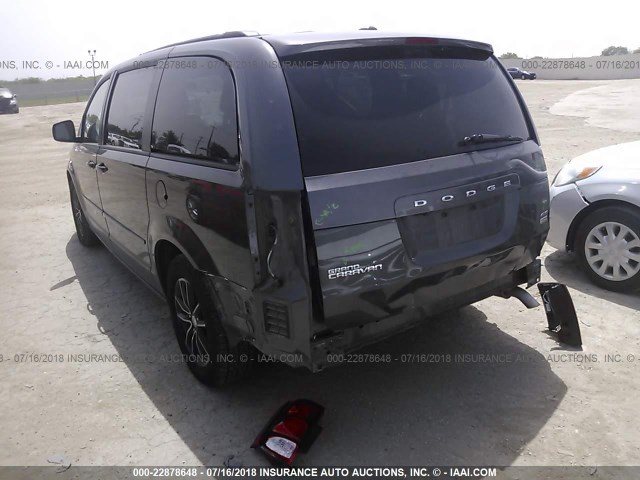 2C4RDGEG9HR774193 - 2017 DODGE GRAND CARAVAN GT GRAY photo 3