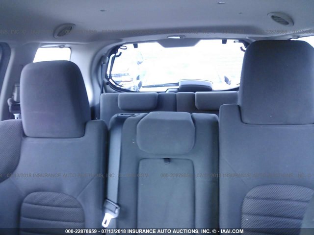 5N1AR1NN4CC640117 - 2012 NISSAN PATHFINDER S/LE/SE SILVER photo 8