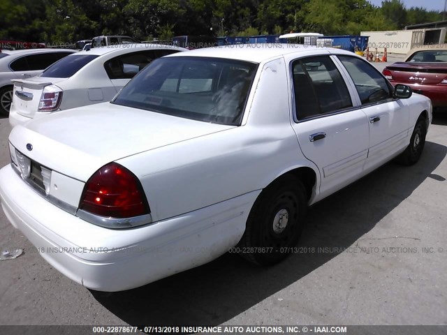 2FAFP74W44X101553 - 2004 FORD CROWN VICTORIA LX WHITE photo 4