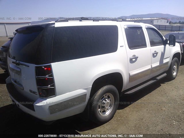 1GKGK26K77R359644 - 2007 GMC YUKON XL K2500 WHITE photo 4