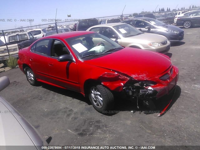 1G2NF52F33C300142 - 2003 PONTIAC GRAND AM SE1 RED photo 1