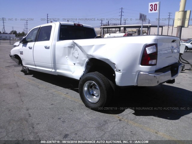 3C63RRHL0JG276883 - 2018 RAM 3500 SLT WHITE photo 3