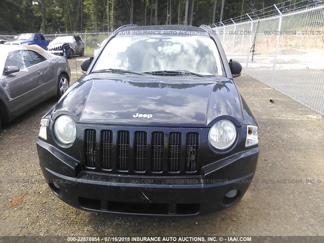 1J4FT47A99D189433 - 2009 JEEP COMPASS SPORT BLACK photo 6