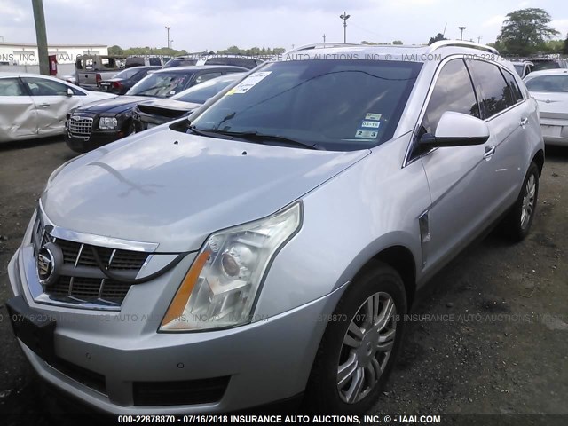 3GYFNAEY4AS515538 - 2010 CADILLAC SRX LUXURY COLLECTION SILVER photo 2