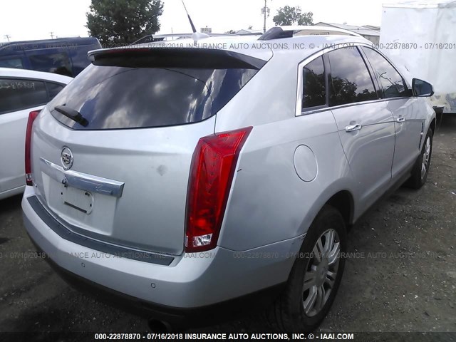 3GYFNAEY4AS515538 - 2010 CADILLAC SRX LUXURY COLLECTION SILVER photo 4