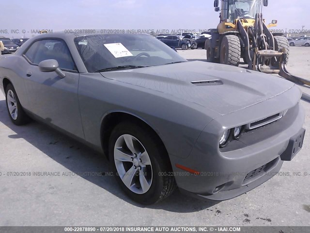 2C3CDZAG3JH237441 - 2018 DODGE CHALLENGER SXT GRAY photo 1