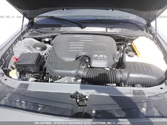 2C3CDZAG3JH237441 - 2018 DODGE CHALLENGER SXT GRAY photo 10