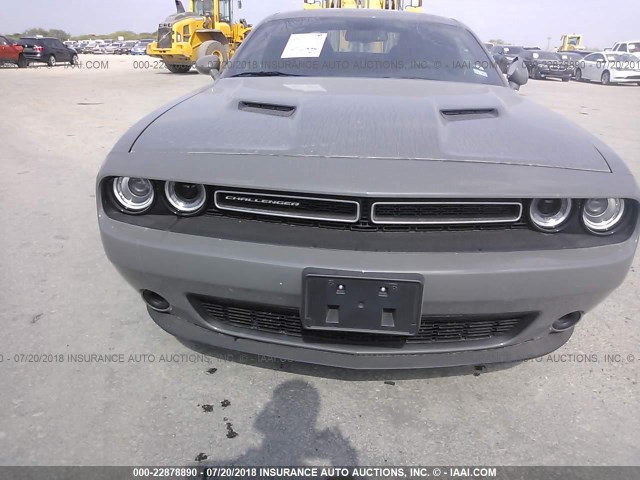 2C3CDZAG3JH237441 - 2018 DODGE CHALLENGER SXT GRAY photo 6