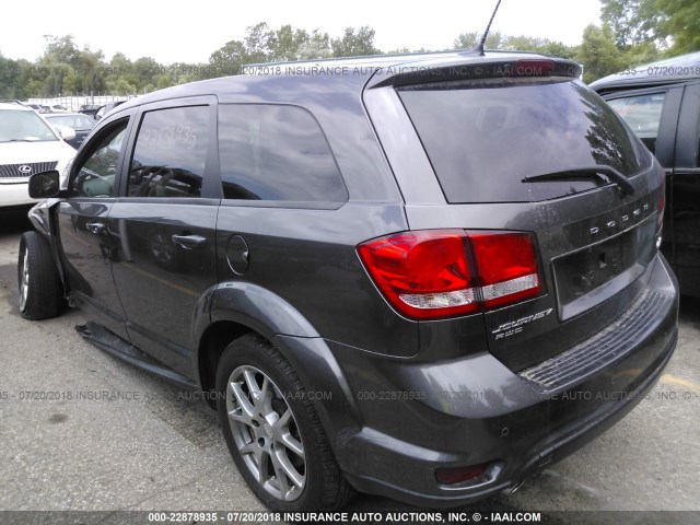 3C4PDDEG7FT593772 - 2015 DODGE JOURNEY R/T GRAY photo 3