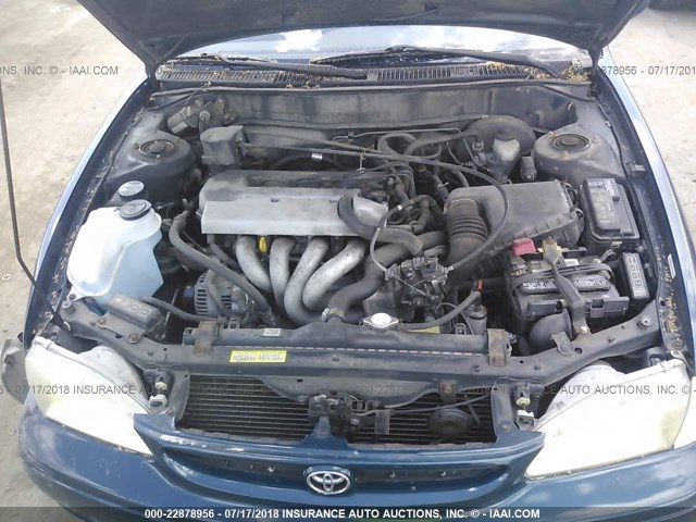 1NXBR18E3WZ078192 - 1998 TOYOTA COROLLA VE/CE/LE 青色 照片 10