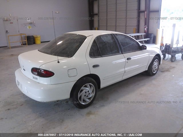 1G1JC524027104905 - 2002 CHEVROLET CAVALIER CNG WHITE photo 4