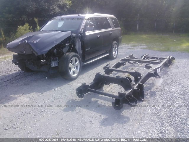 1GNSCBKC6GR122216 - 2016 CHEVROLET TAHOE C1500 LT GRAY photo 2