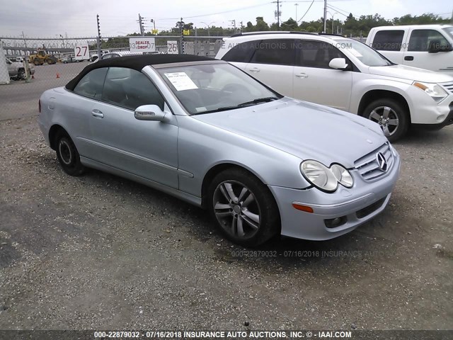 WDBTK56F57F217646 - 2007 MERCEDES-BENZ CLK 350 Light Blue photo 1