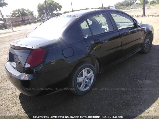 1G8AJ55F47Z179705 - 2007 SATURN ION LEVEL 2 BLACK photo 4