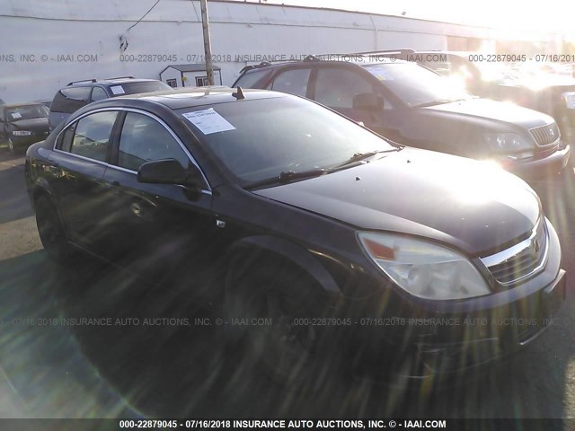 1G8ZS57B99F130143 - 2009 SATURN AURA BLACK photo 1