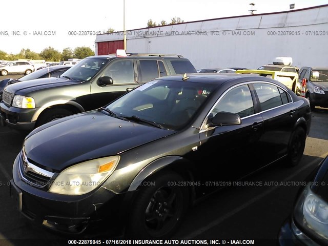 1G8ZS57B99F130143 - 2009 SATURN AURA BLACK photo 2