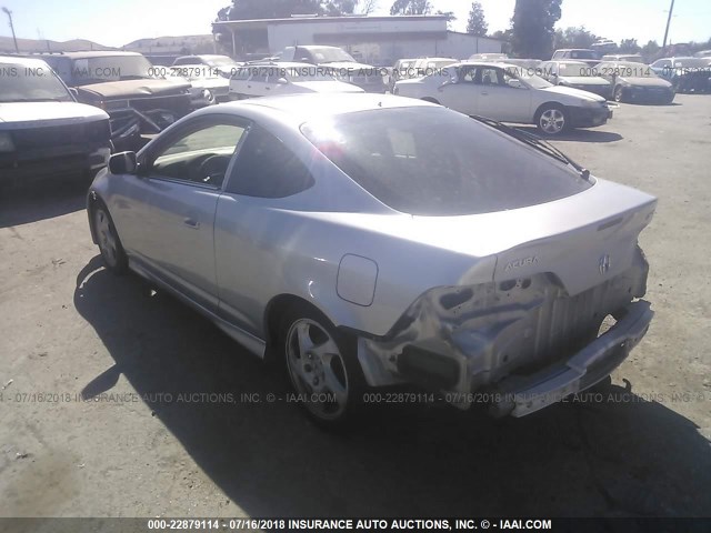 JH4DC53046S015629 - 2006 ACURA RSX TYPE-S SILVER photo 3