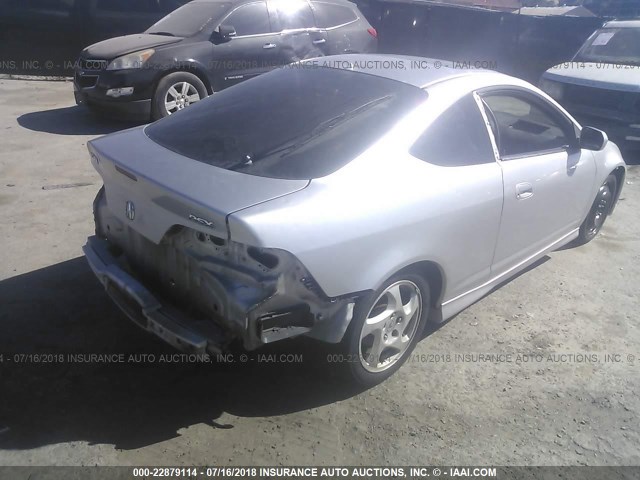 JH4DC53046S015629 - 2006 ACURA RSX TYPE-S SILVER photo 4