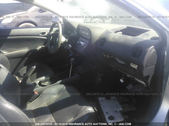 JH4DC53046S015629 - 2006 ACURA RSX TYPE-S SILVER photo 5