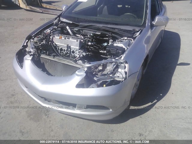 JH4DC53046S015629 - 2006 ACURA RSX TYPE-S SILVER photo 6